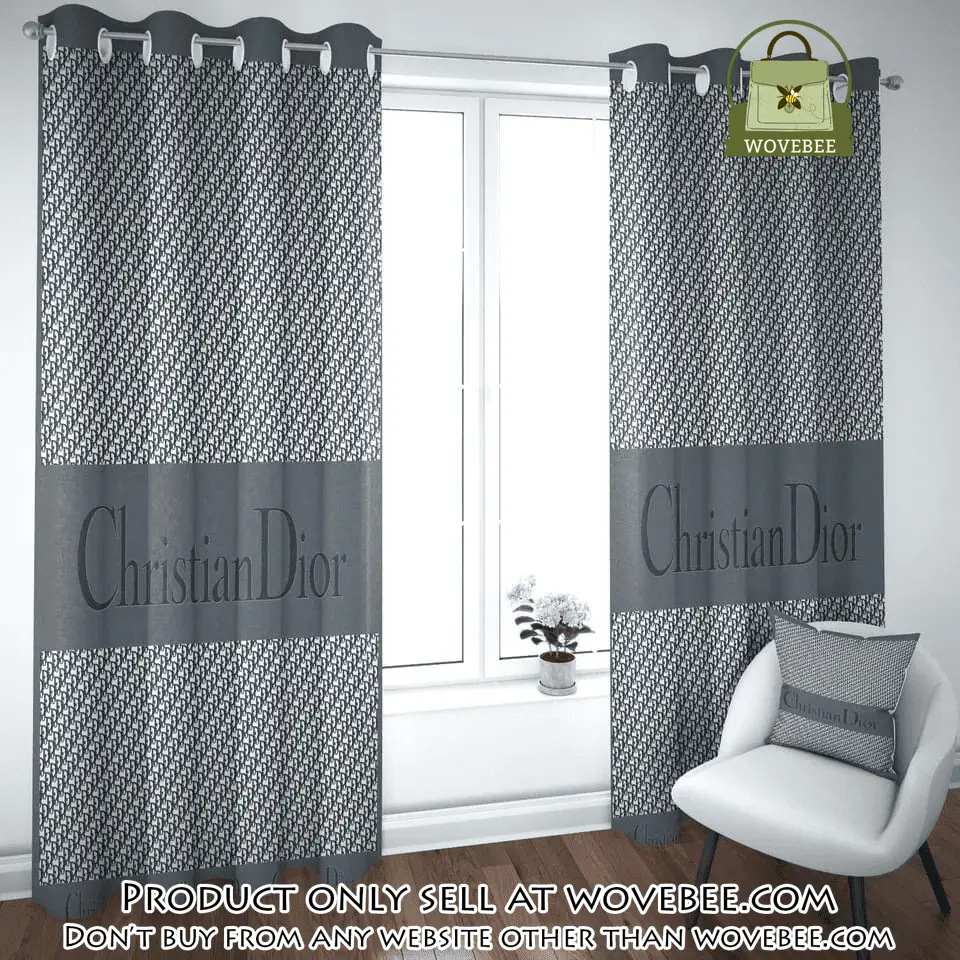 Christian dior premium window curtains hot  luxury curtain wc100 wvb0523088